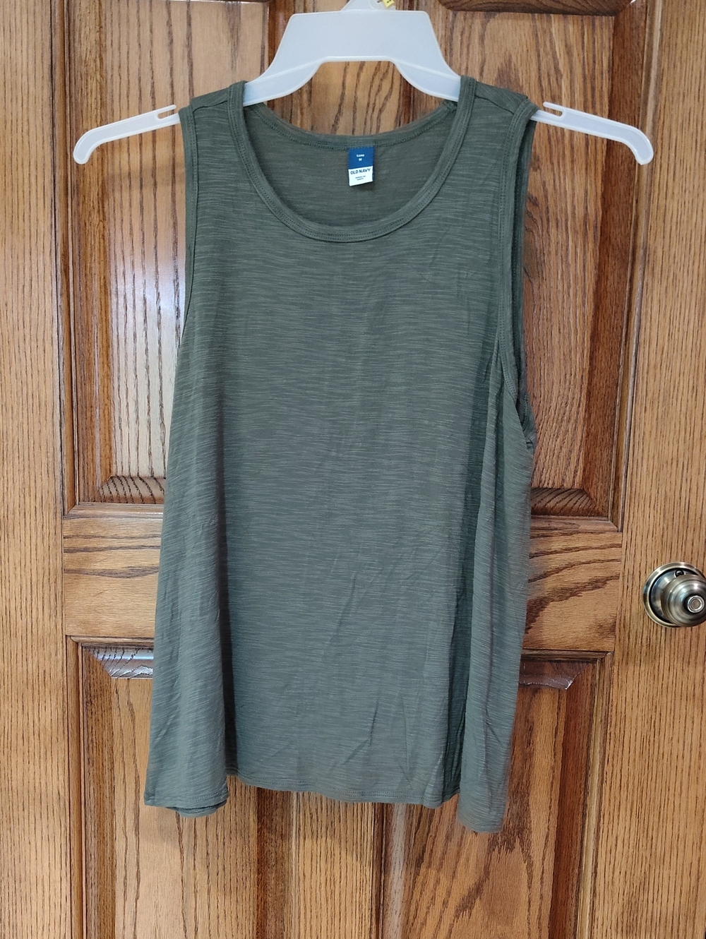 Old Navy Olive Green Women's Luxe Tank Top M